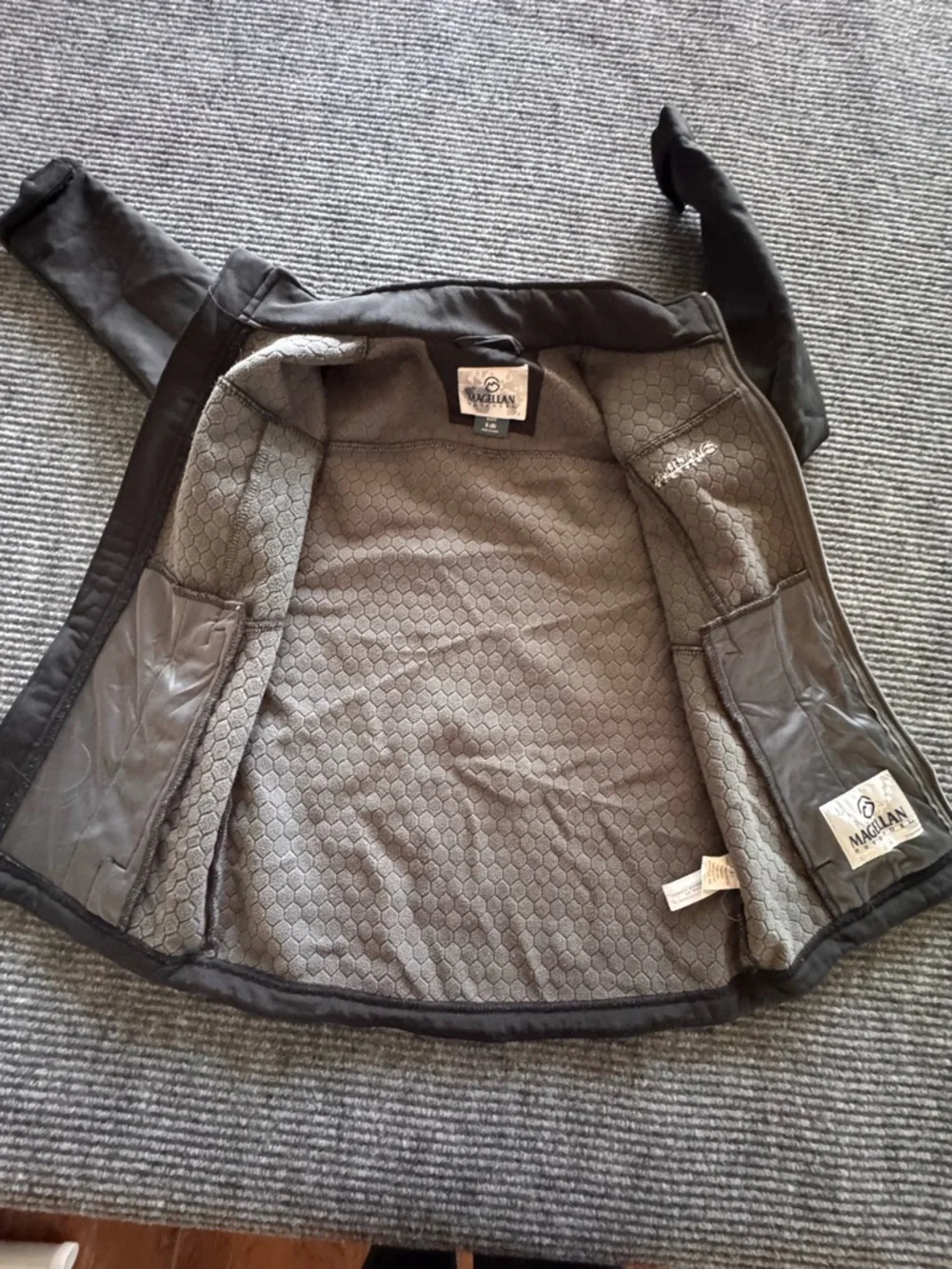 Magellan Outdoors Boys lined Rainjacket windbreaker Fishing jacket sz 8‎